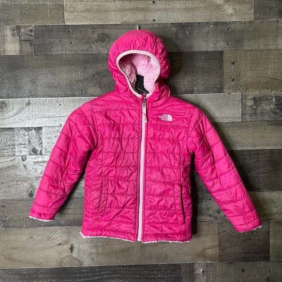 SOLD The North Face Girls Reversible Jacket Small - Picture 1 of 4